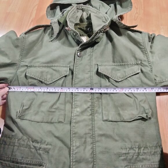 Vtg 60s 70s M-65 Field Jacket Vietnam Era Cold Weather US Army Coat Small - Picture 15 of 16
